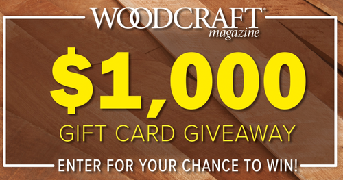 Woodcraft Gift Card Giveaway